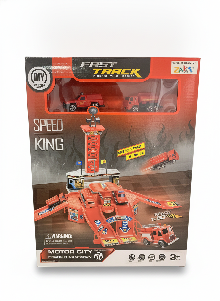 FAST TRACK FIREFIGHTING SERIES SPEED KING MOTOR CITY FIREFIGHTING STATION