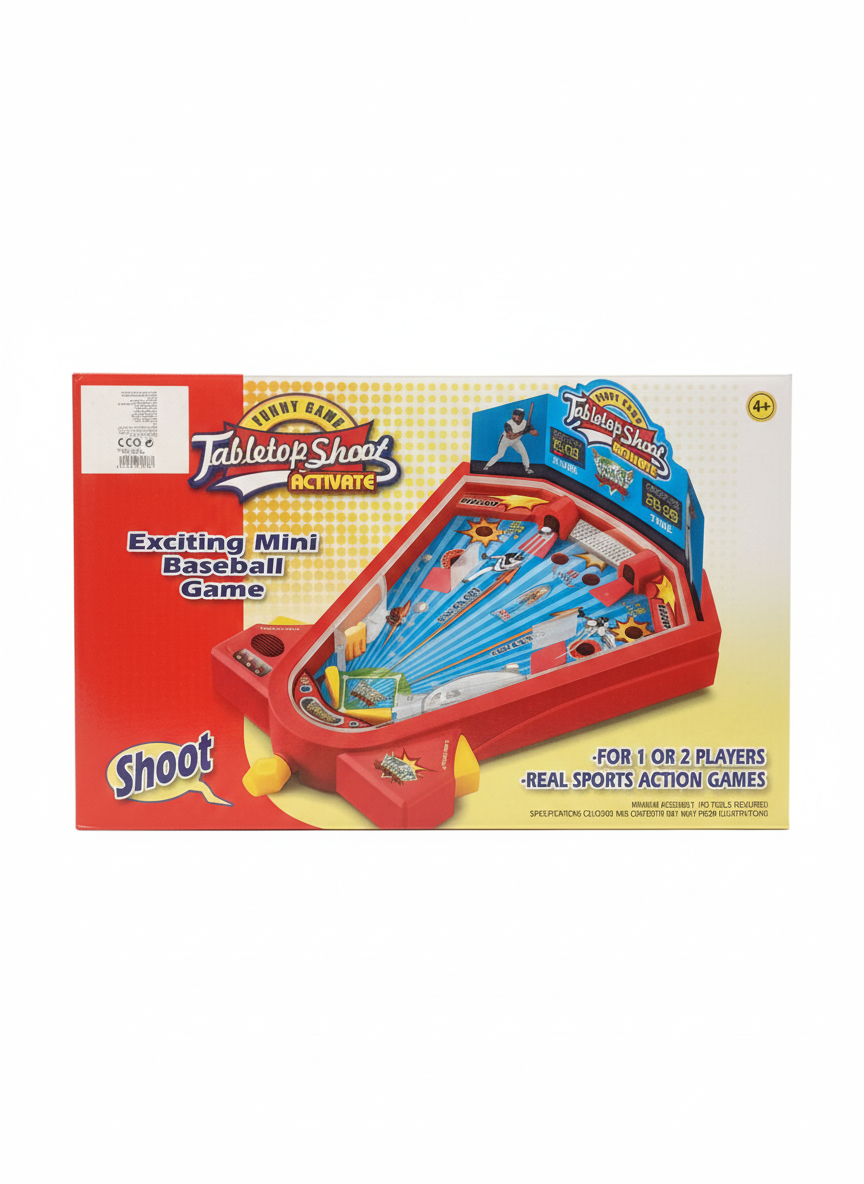 FUNNY GAME Tabletop Shoot Activate Exciting Mini Baseball Game