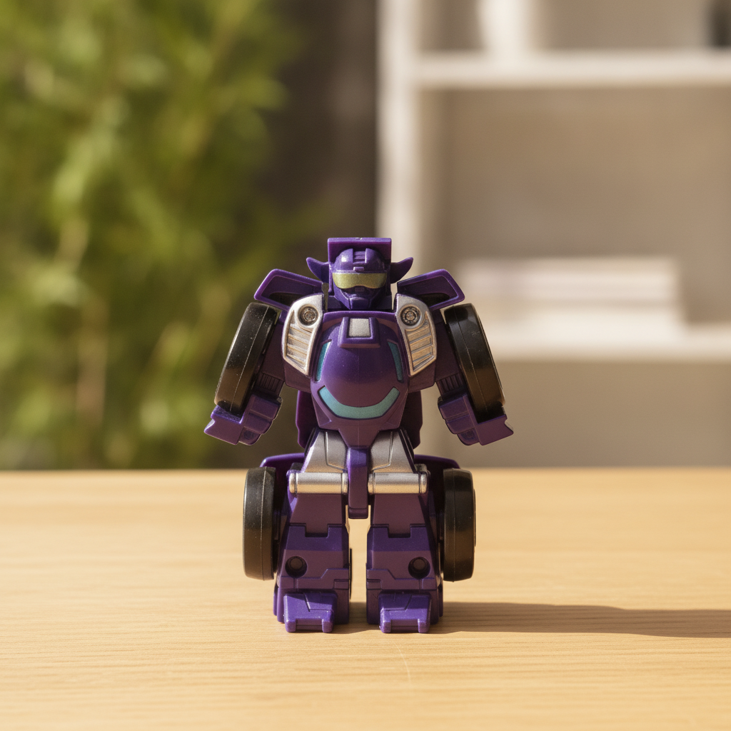 Fighter Bots Max Robot Deformation Toy (Purple)