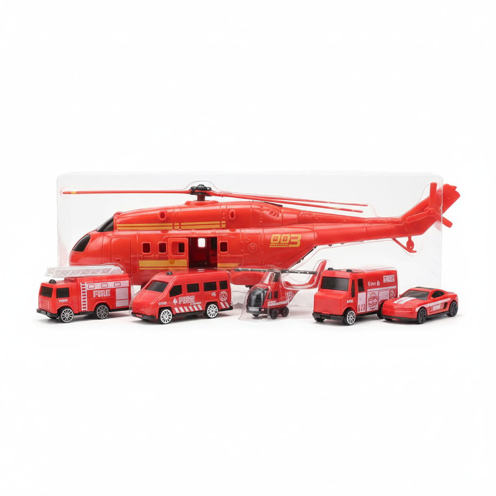 Fire Control Helicopter Series Toy Set