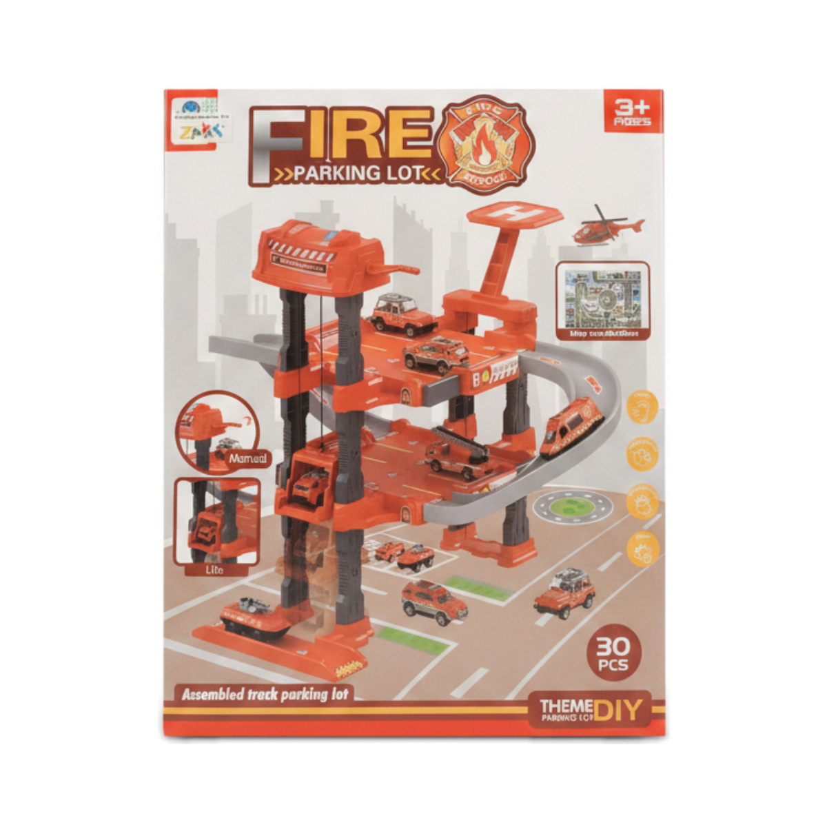 Fire Rescue DIY Parking Lot