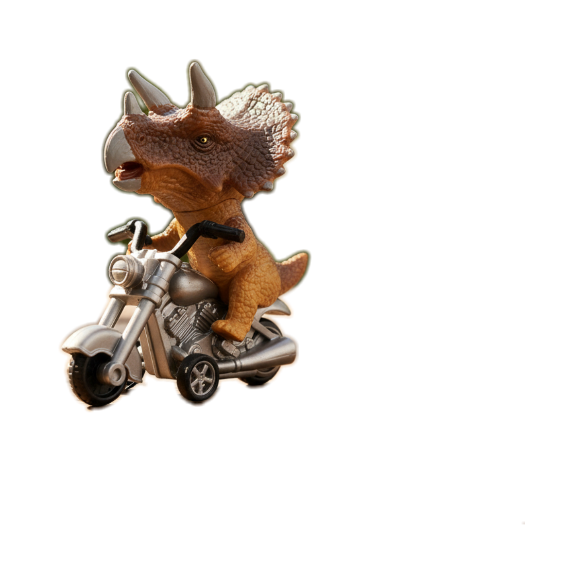 Forest Adventure Triceratops Dinosaur Motorcycle Toy