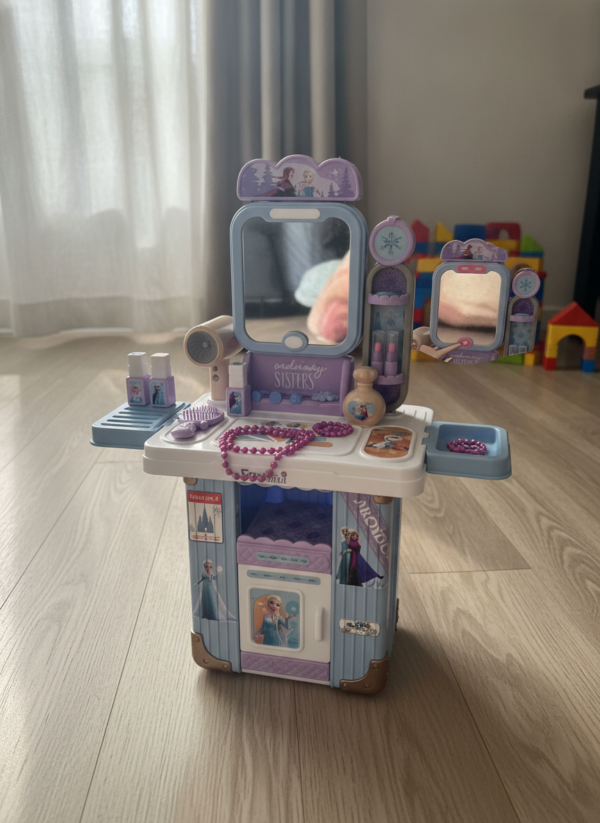 Frozen Roleplay Beauty Toy Suitcase