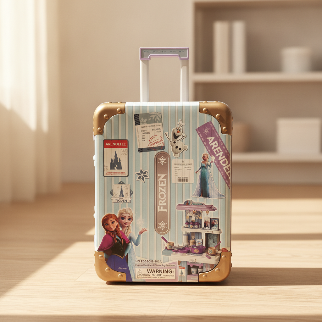 Frozen Roleplay Kitchen Toy Suitcase