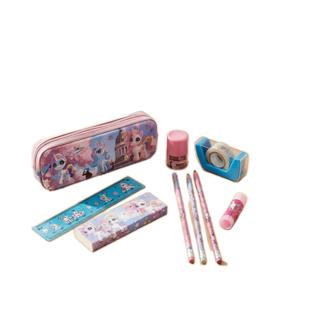 Fun Cartoon Themed School Supplies Set for Children