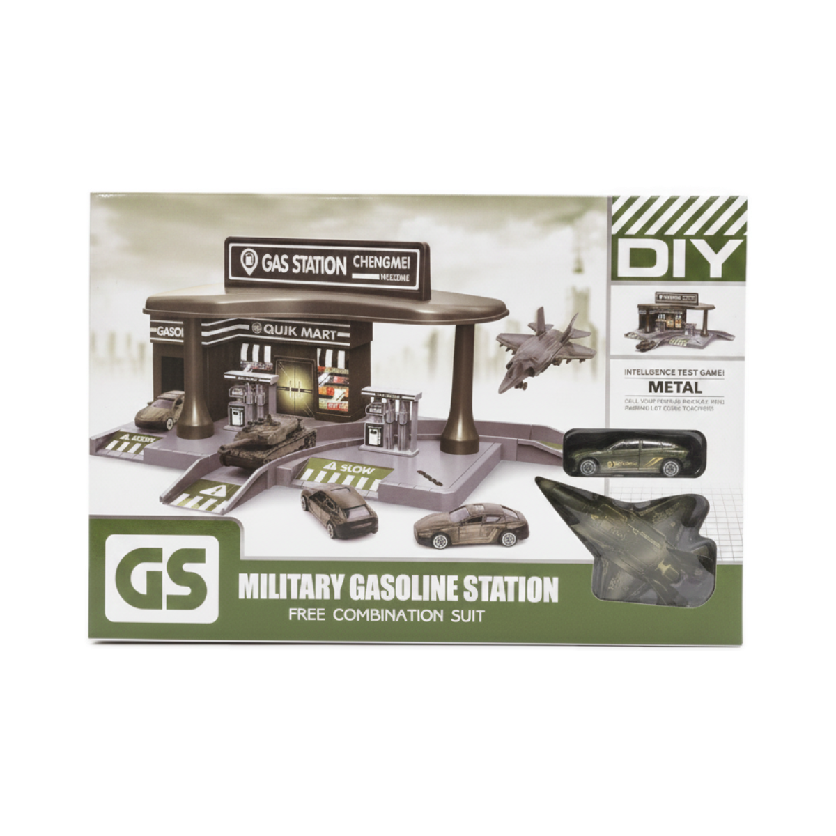 GS DIY Military Gasoline Station Free Combination Suit