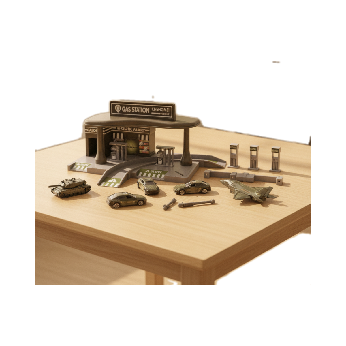 GS DIY Military Gasoline Station Free Combination Suit