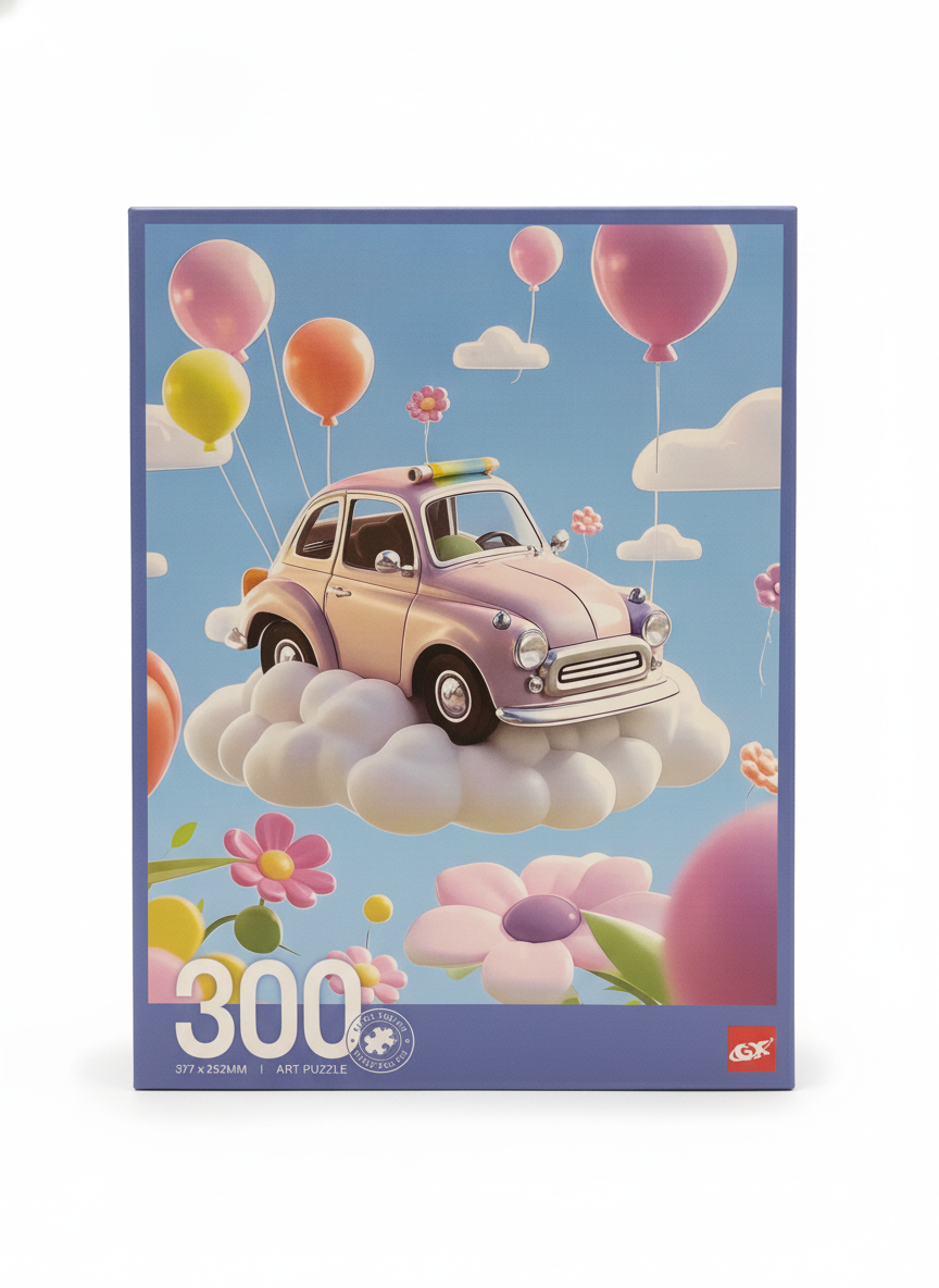 GX 300 Piece Art Puzzle: Dreamy Floating Car
