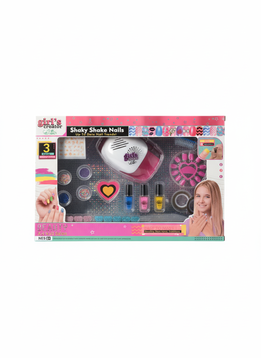 Girl's Creator Shaky Shake Nails Beauty Art Nail Salon