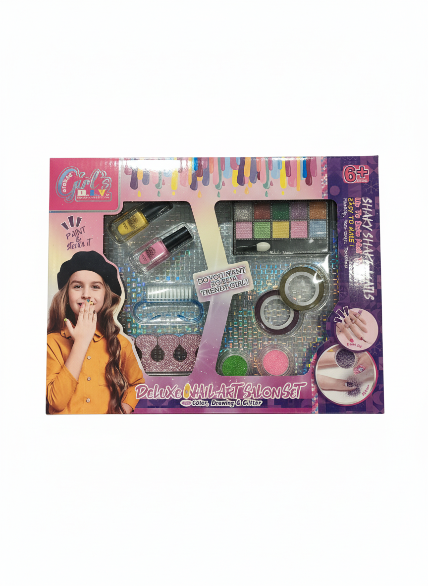 Girl's D.I.Y. Studio Deluxe NAIL ART SALON SET