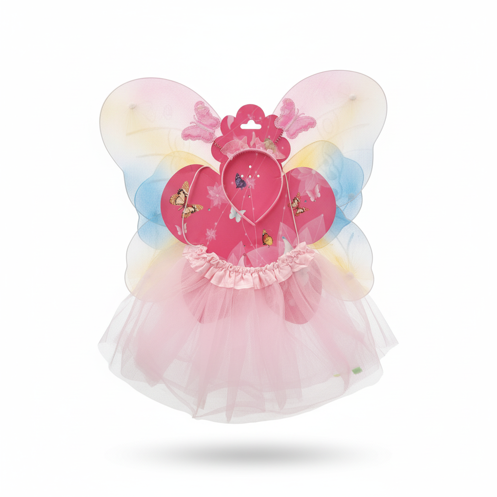 Girls' Butterfly Fairy Costume Set