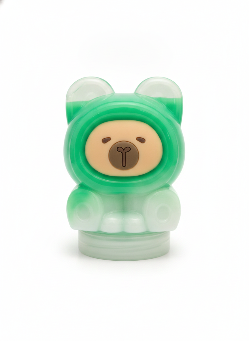 Green Ombre Bear Collectible Figurine Slime