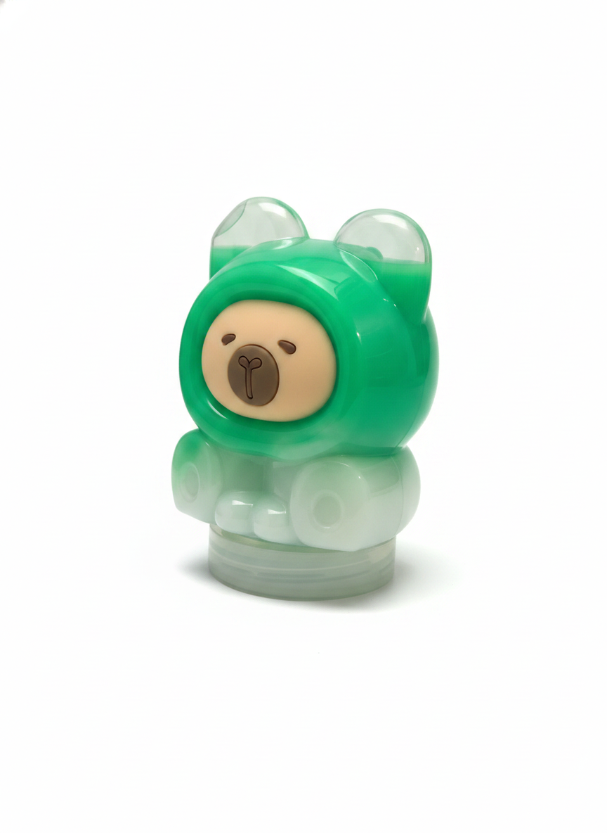 Green Ombre Bear Collectible Figurine Slime