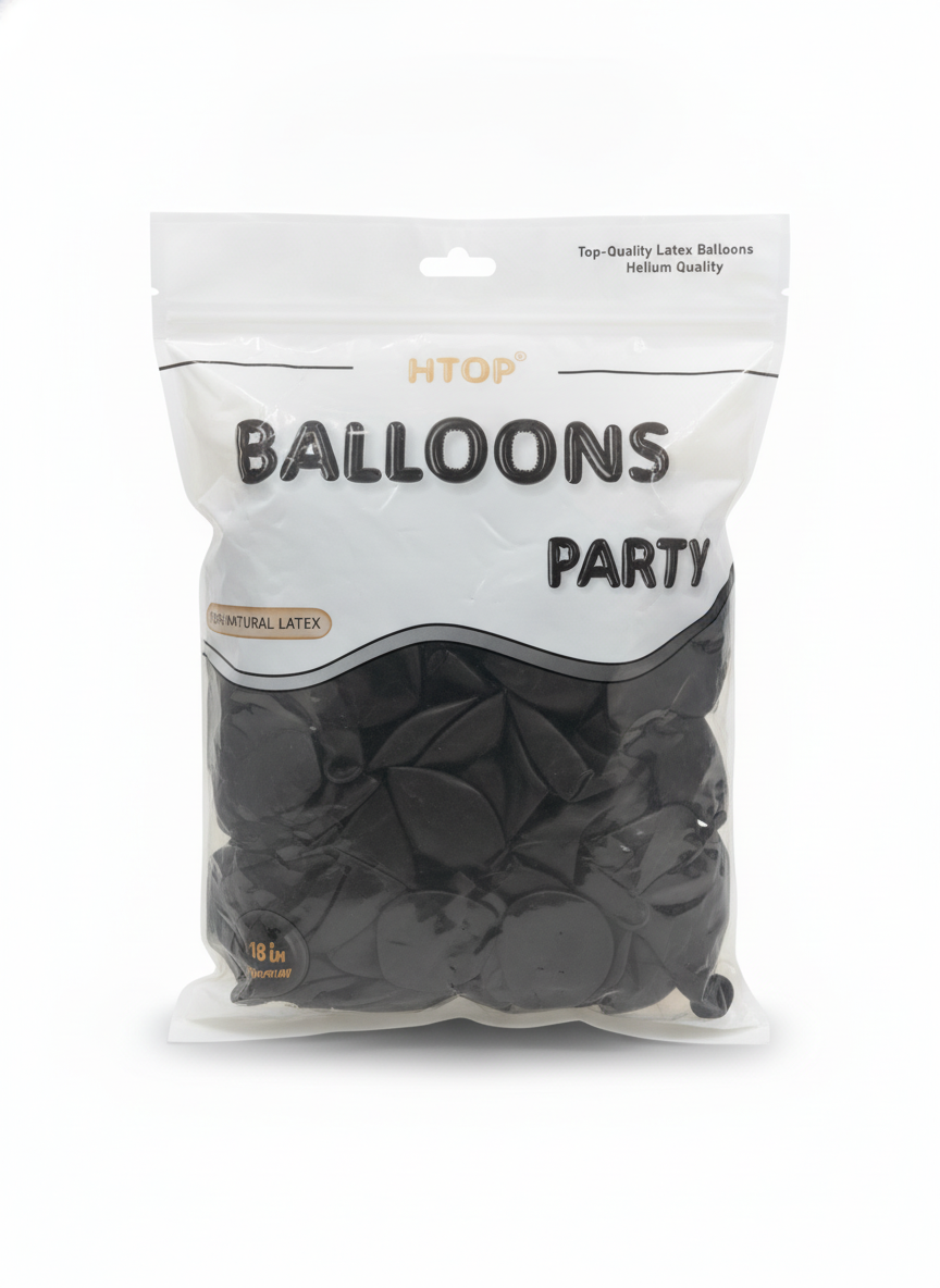 HTOP Balloons Party - Top-Quality Latex Balloons (18-inch, 45cm, 25 Pcs)