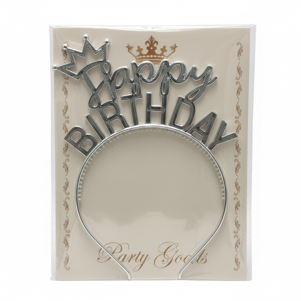 Happy Birthday Crown Headband