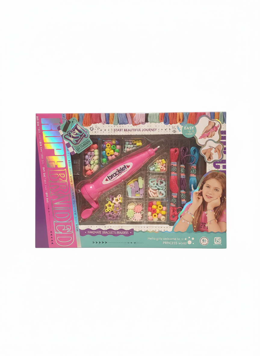 Happy Handicraft DIY Braided Bracelet & Hair Braider Set