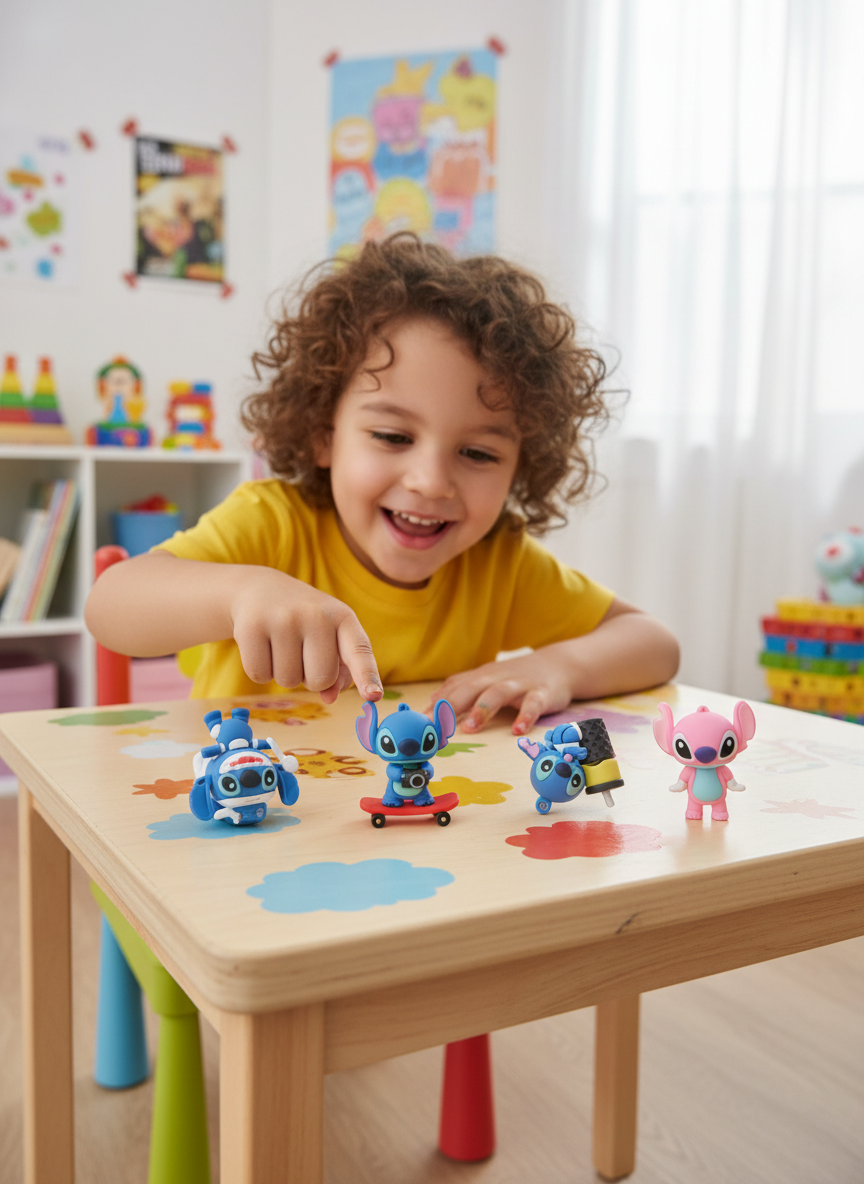 Happy Stitch! Collectible Figure Set