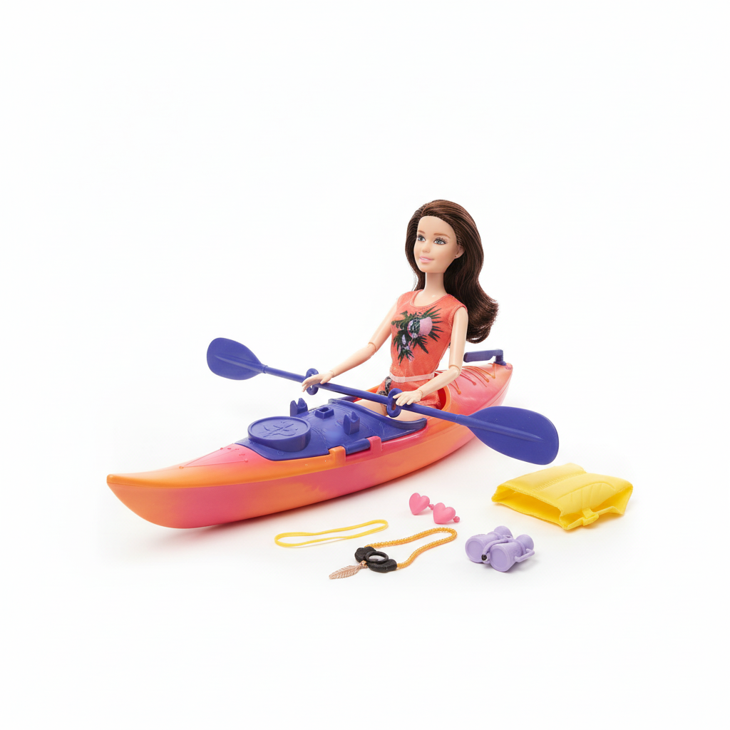 Happy Time Kayaking Adventure Doll Set