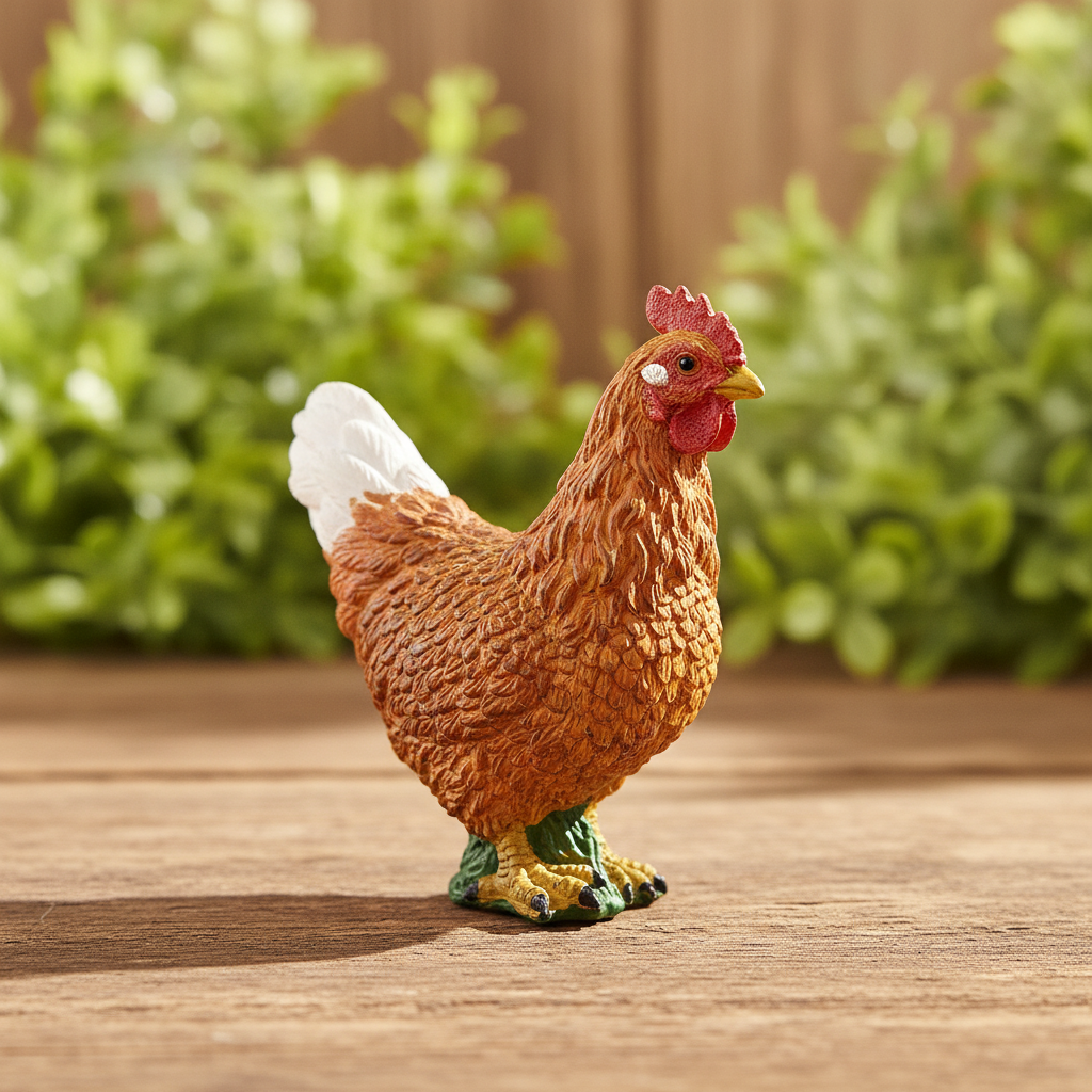 Hen Figurine