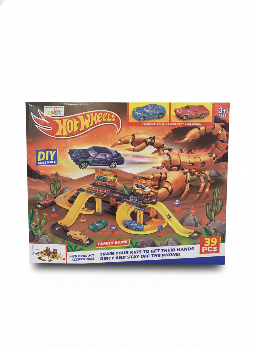 Hot Wheels DIY Assemble Scorpion Desert Track Set
