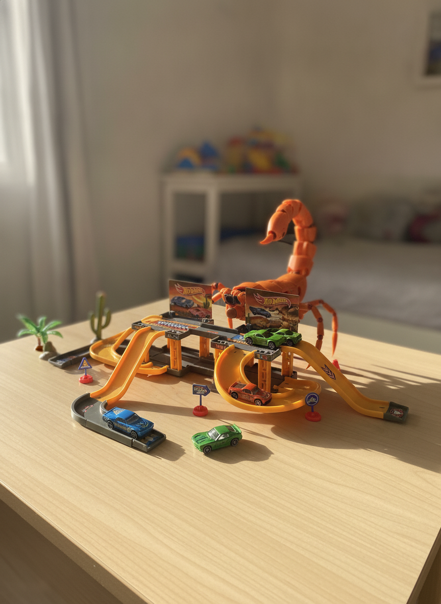 Hot Wheels DIY Assemble Scorpion Desert Track Set