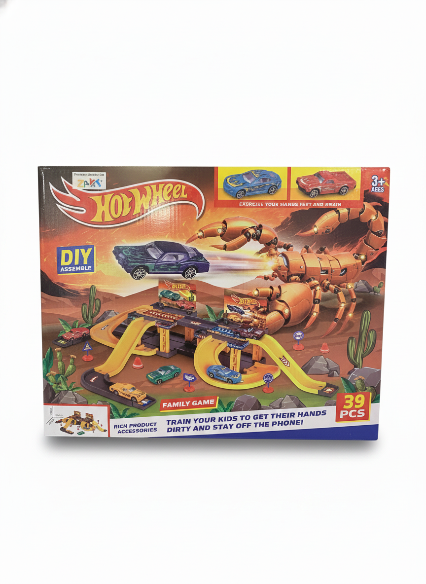 Hot Wheels DIY Assemble Scorpion Desert Track Set