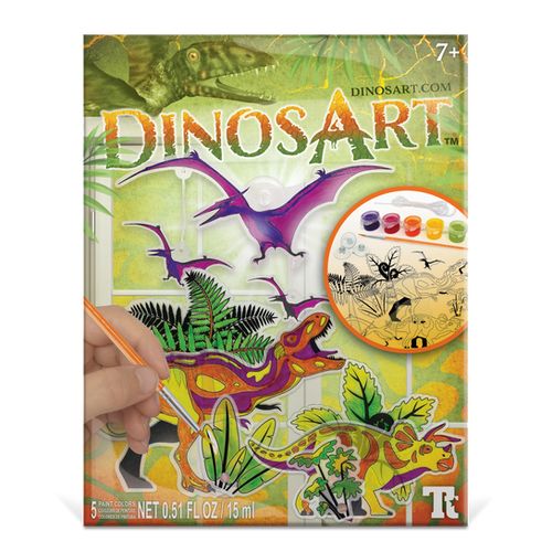 Dinos Art Suncatchers Drawing