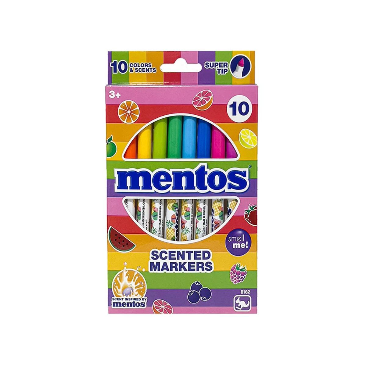 10 Scented Markers Mentos