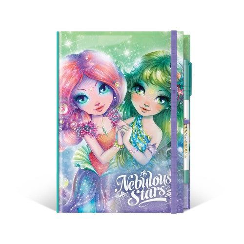 nebulous Stars Deluxe White Notebook