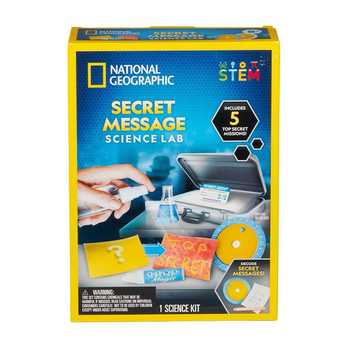 National Geographic Secret Message Science Lab