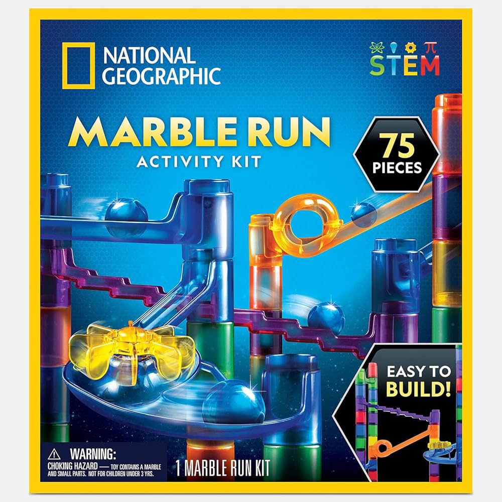National Geographic Motorized Marble Run 75 PCS
