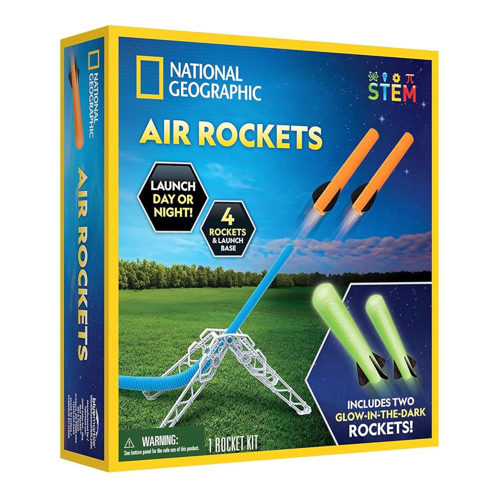 National Geographic Stem Air Rockets 4 Rockets And Lunch Base