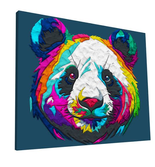 Clay Painting Canvas Mounted