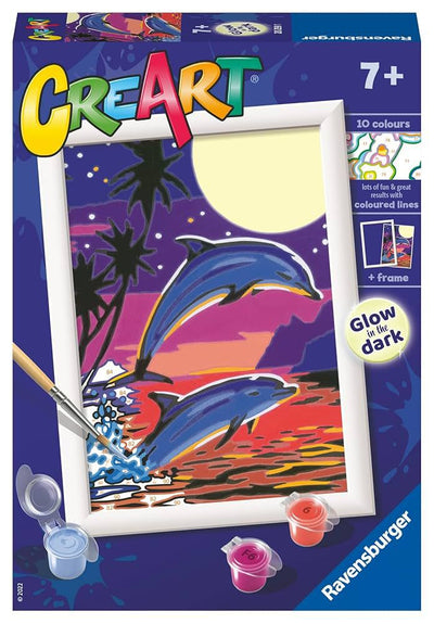 Ravensburger Creart Painting Numbers Colored Frame
