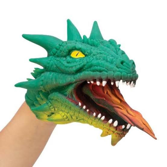 Ferocious Fire Breathing Hand Puppet Dragon