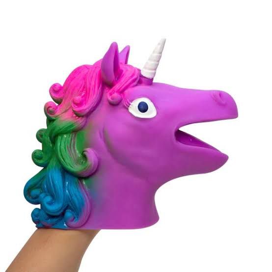 Super-Stretchy Hand Puppets Unicorn
