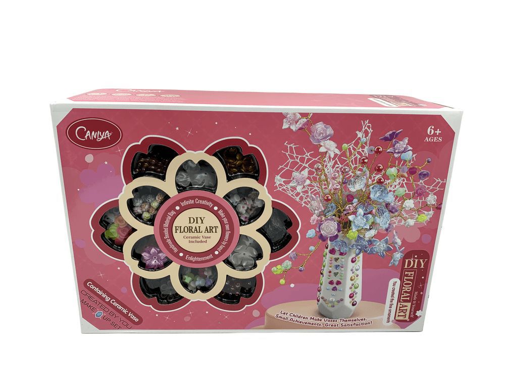 Caniya DIY Floral Art Containing Ceramic Vase