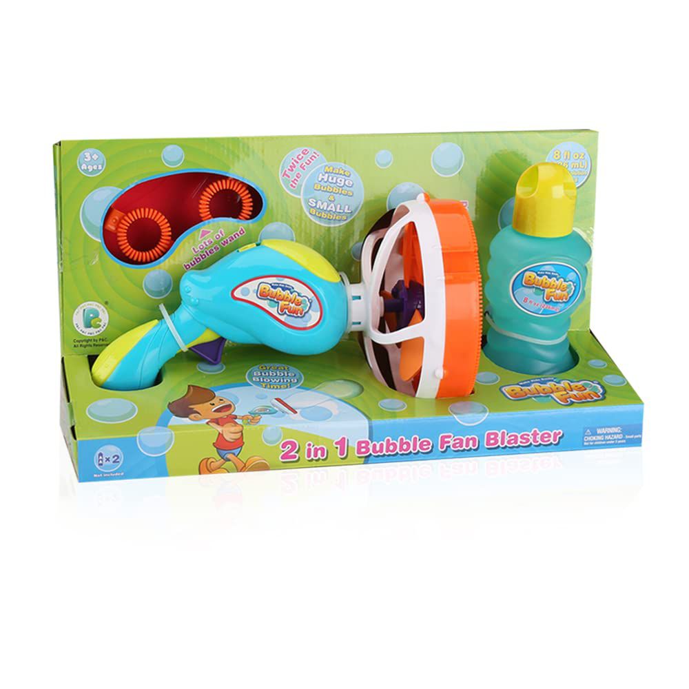 Bubble Fun 2 In1 Fan Blaster