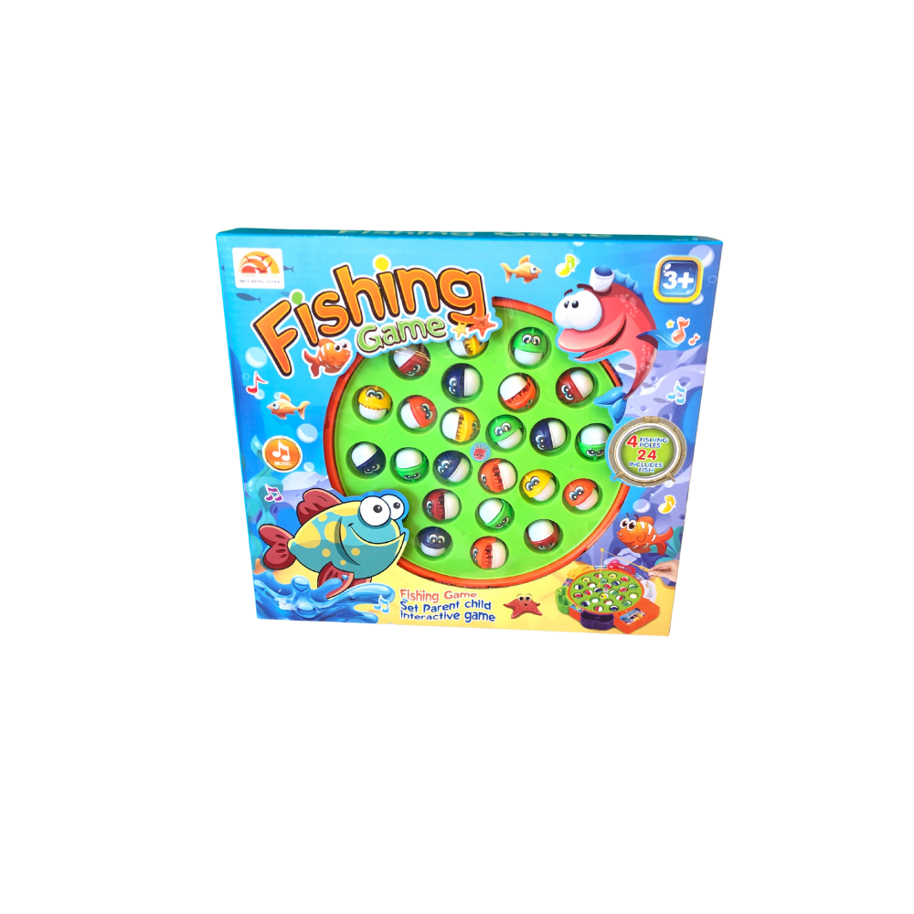 Fishing Game (4 Fishing Poles 24 Includes Fish)