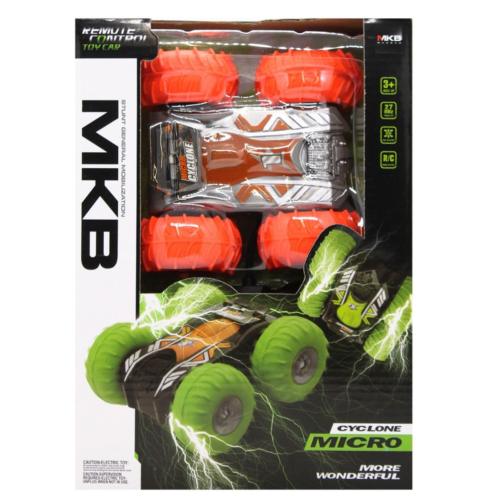 MKB Cyclone Micro Remote Control Stunt Toy Car