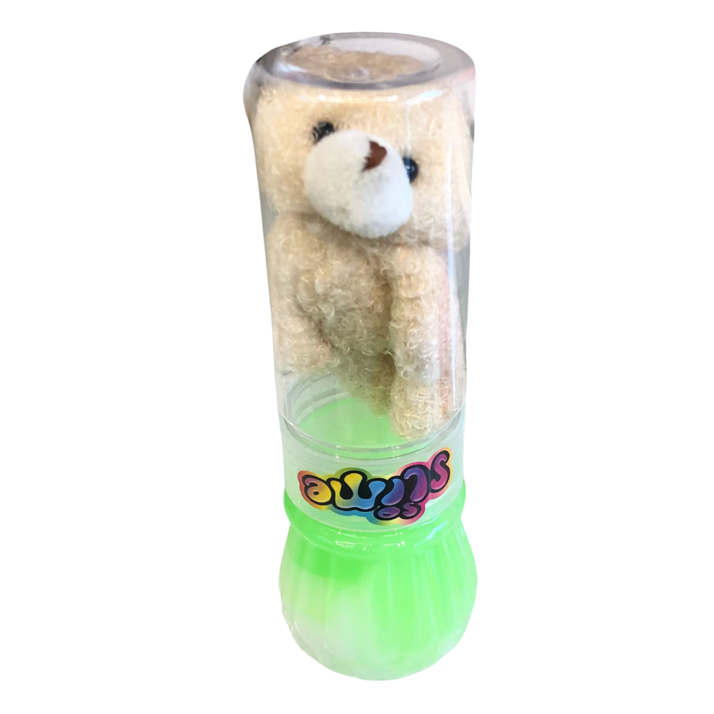 Teddy Bear Bubble Bottle & Plush Dispenser