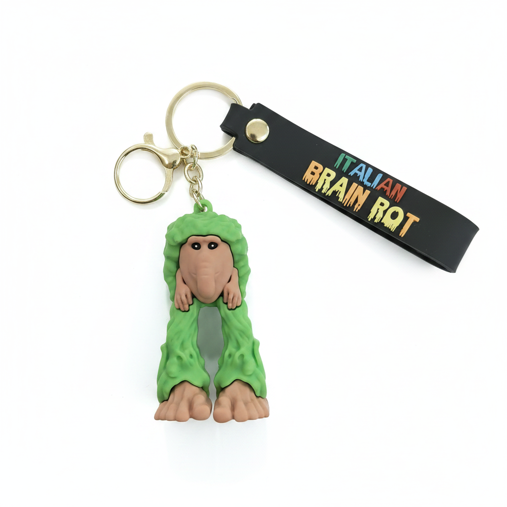 BRR BRR PATAPIM- Brain Character Keychain