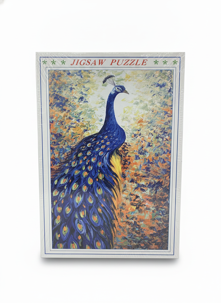 Jigsaw Puzzle - Impressionistic Peacock