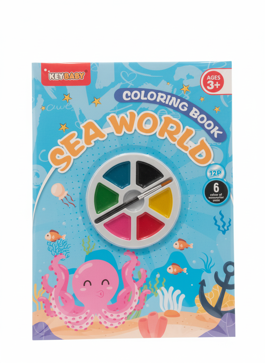 KEYBABY Sea World Coloring Book
