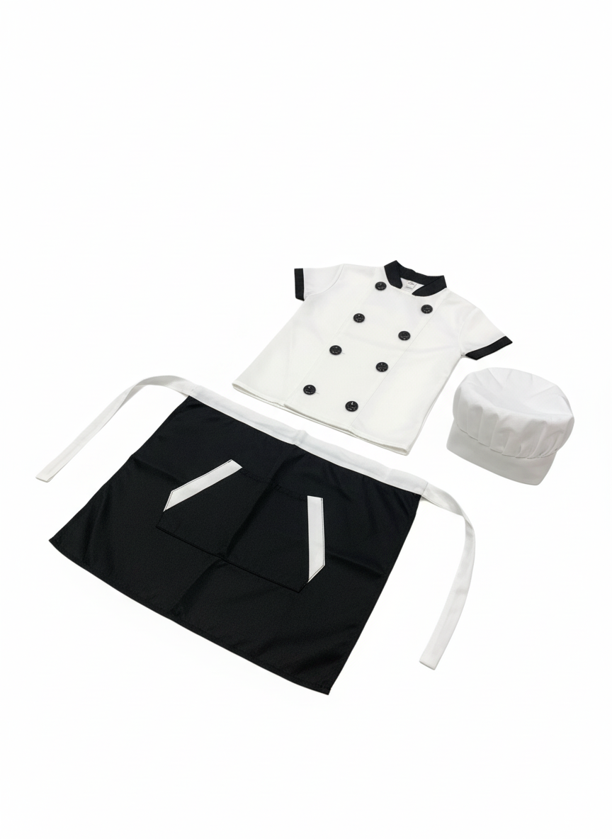 Girl Chef Costume Set