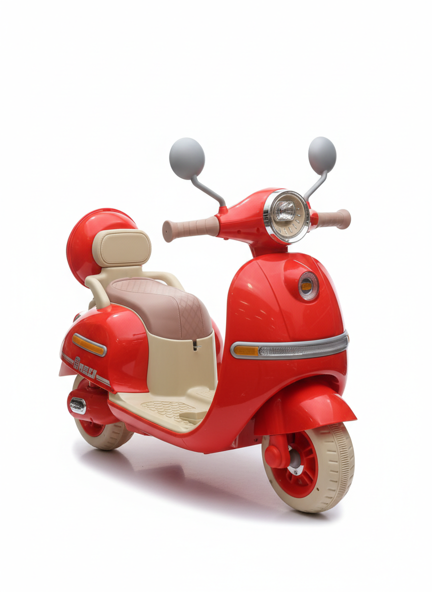 Kids' Classic Retro Ride-On Scooter