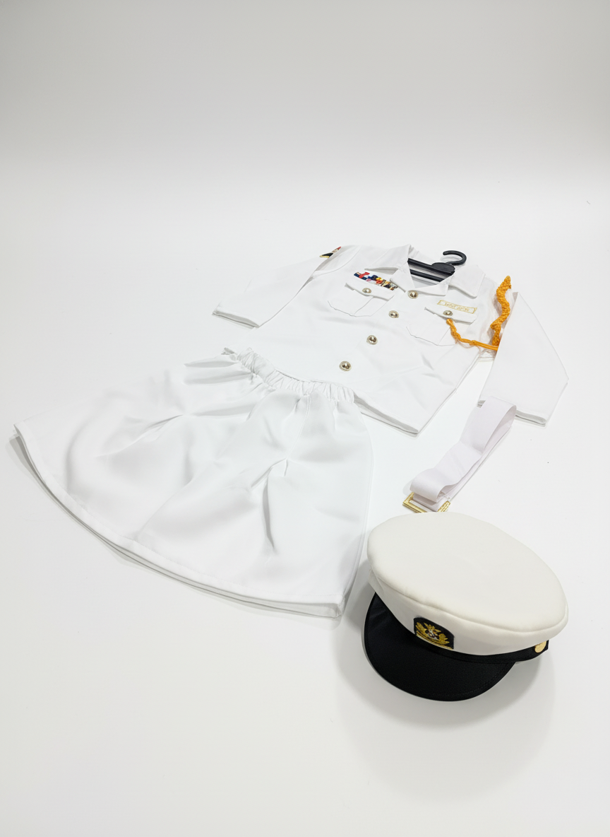 Girl Egyptian Police Officer Dress-Up Costume Set