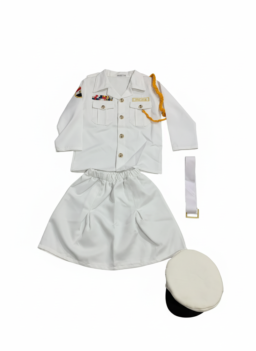 Girl Egyptian Police Officer Dress-Up Costume Set