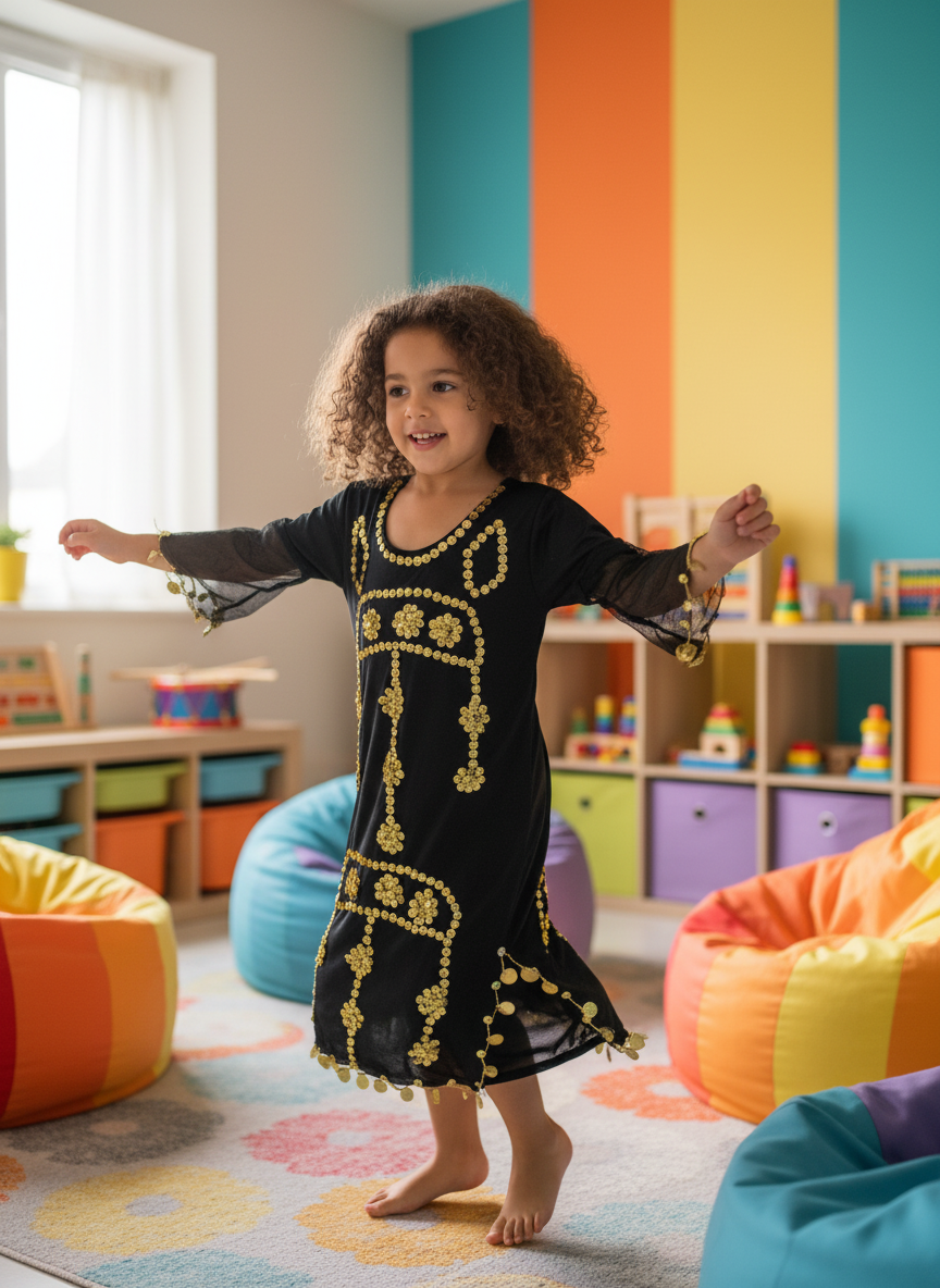 Kids' Shimmering Sequin Costume Dress