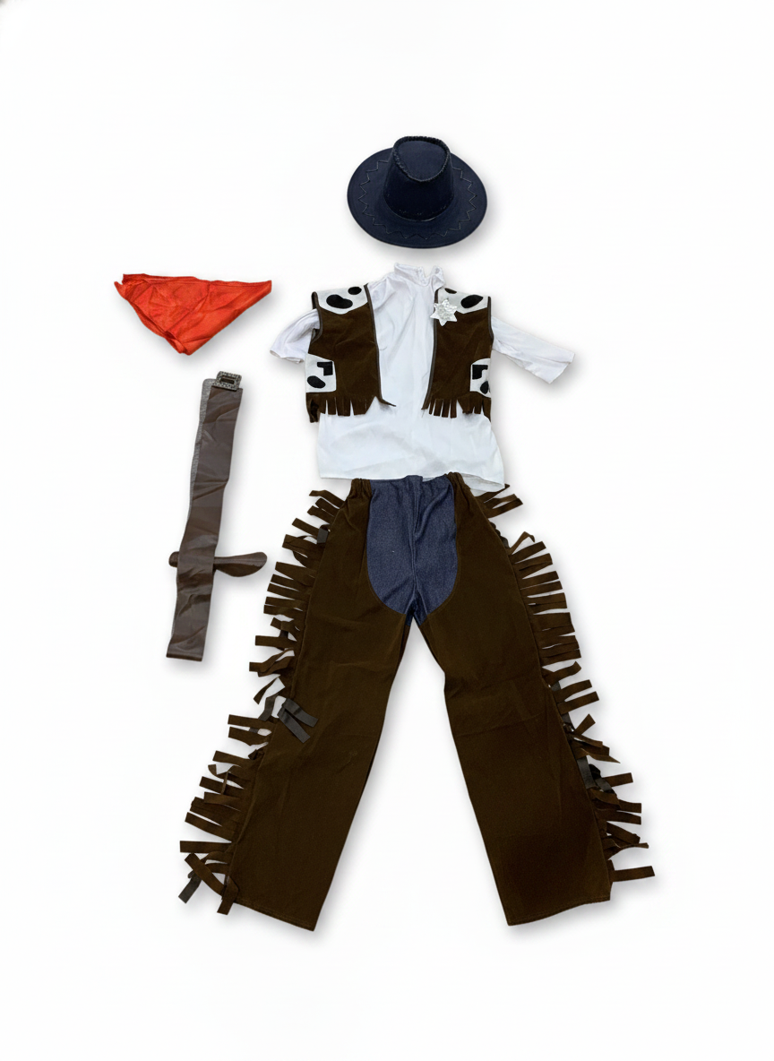 Kids' Classic Western Cowboy Dress-Up Costume Set